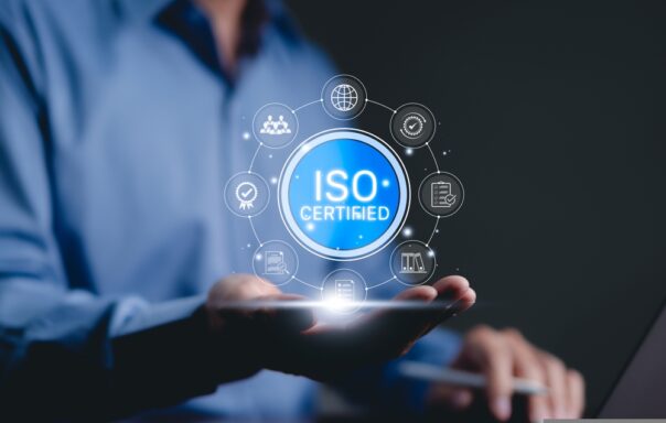 Iso,Certified,Quality,Assurance,Concept.,Glowing,Icon,Iso,Certified,With